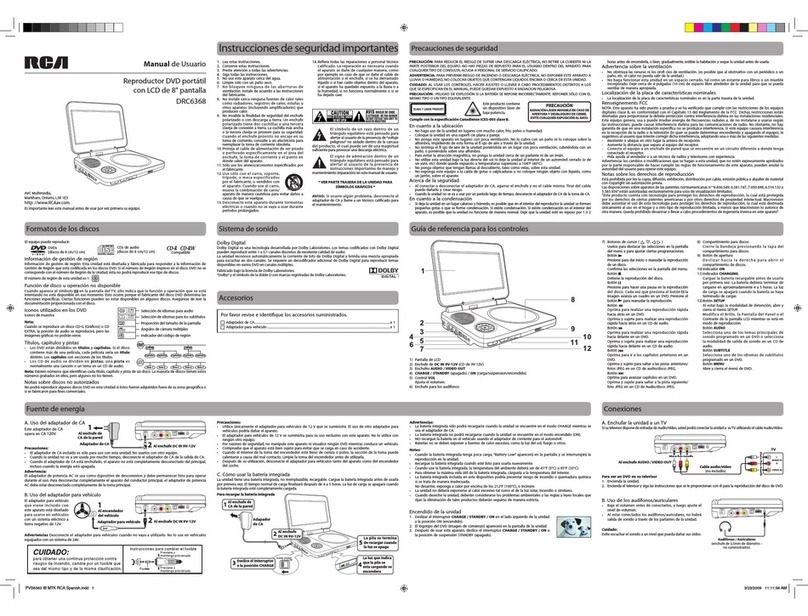 RCA DRC6368 Instruction Manual RCA DRC6368 Instruction Manual