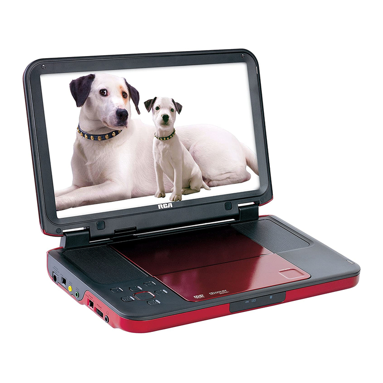 RCA DRC6331 - Portable DVD Player user manual
