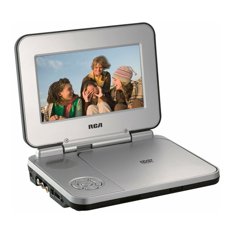 RCA DRC6317E - Portable DVD Player Instruction Manual