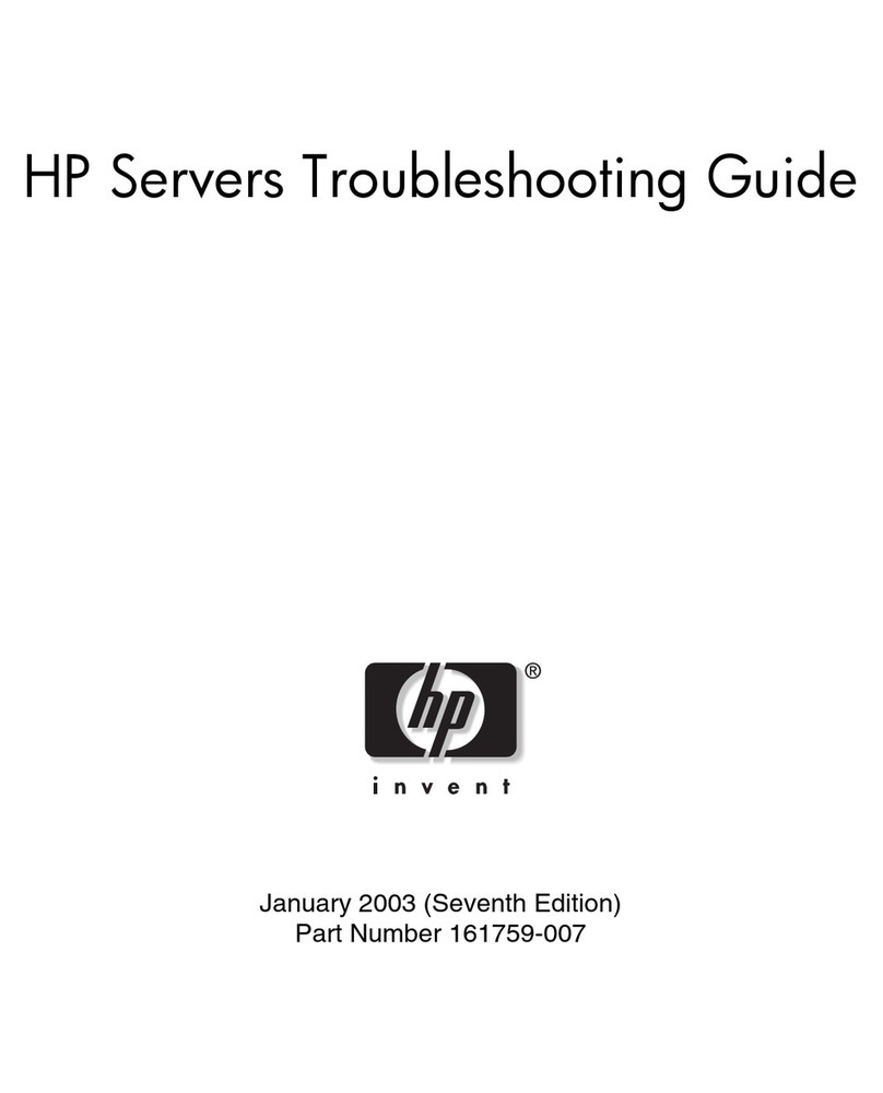 HP 1850R - ProLiant - 128 MB RAM User manual