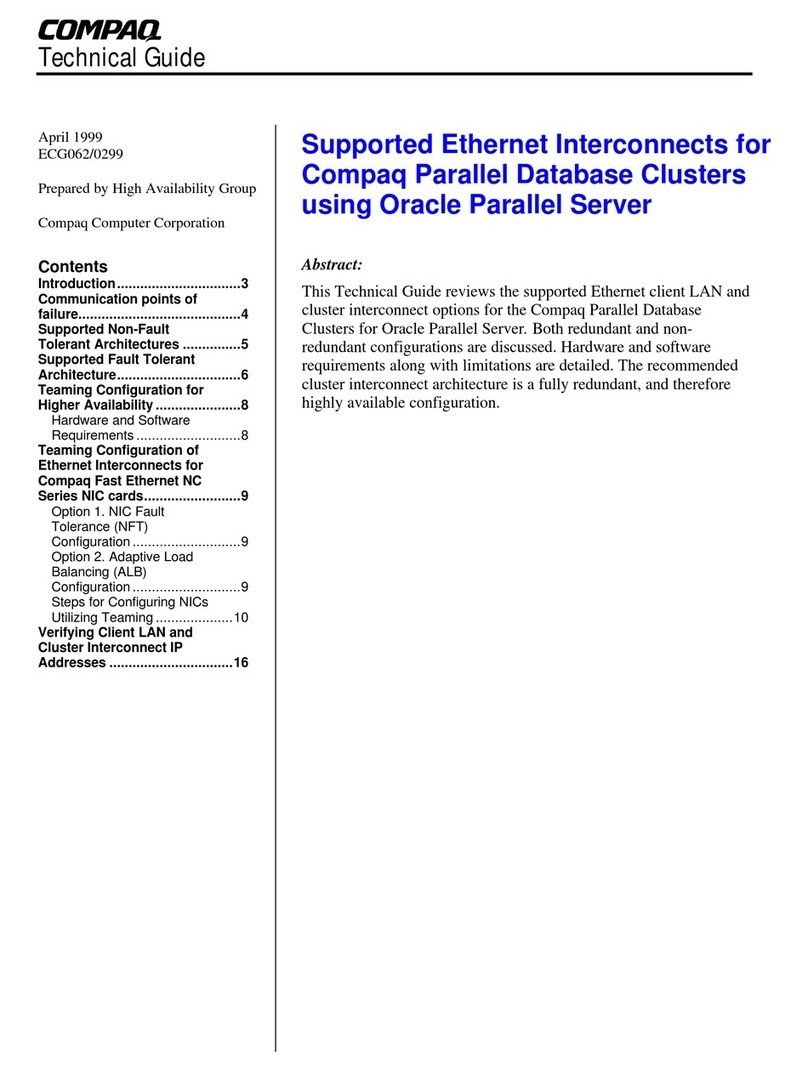 Compaq 1850R - ProLiant - 128 MB RAM Quick start guide