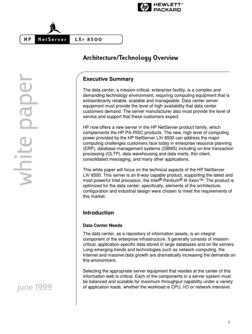 Compaq 3000R - ProLiant - 128 MB RAM User manual