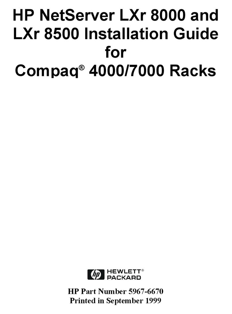 Compaq 3000R - ProLiant - 128 MB RAM User manual