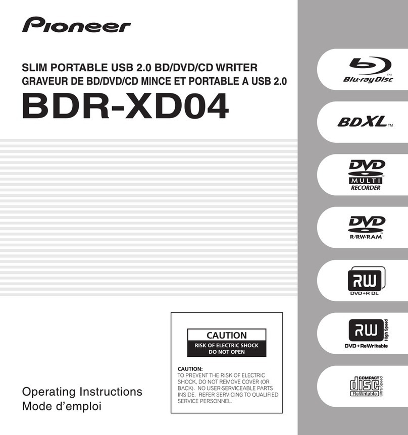 Pioneer BDR-XD04 User manual