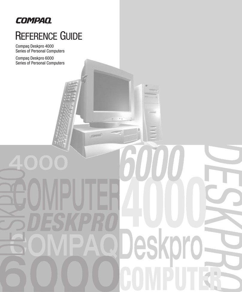 Compaq 247320-003 - Deskpro 4000 - 5166 Model... User manual Compaq 247320-003 - Deskpro 4000 - 5166 Model... User manual
