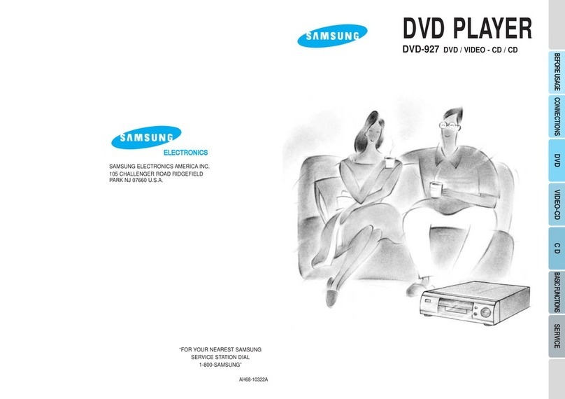 Samsung DVD-927 User manual