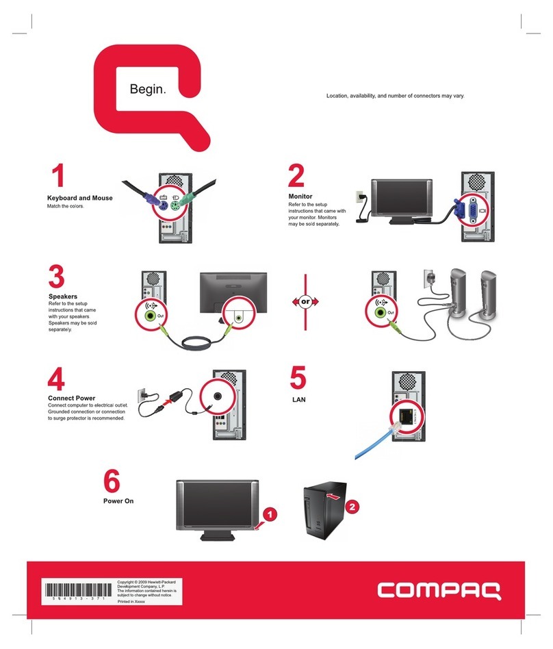 Compaq CQ2200 - Desktop PC User manual