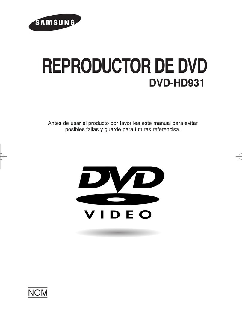 Samsung DVD-HD931 - HDTV Converter Progressive-Scan DVD... User guide