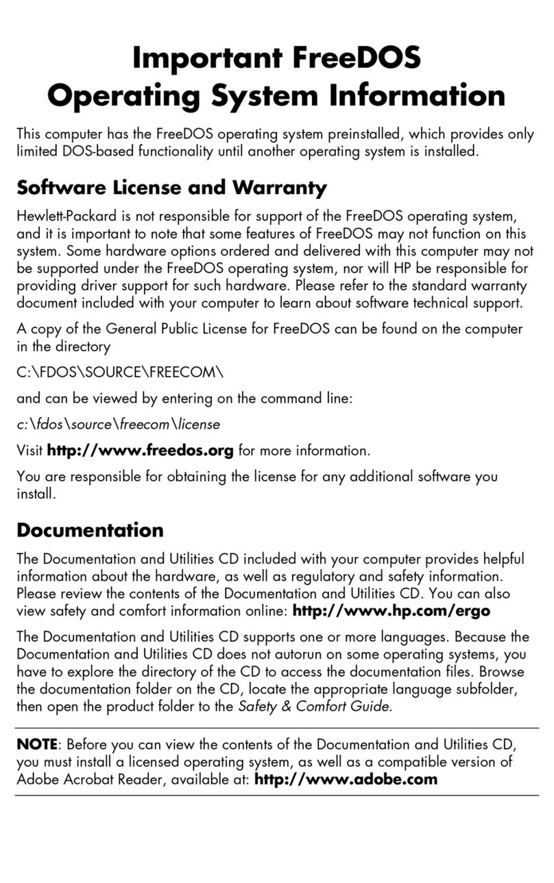 Compaq CQ2100 - Desktop PC Important safety instructions