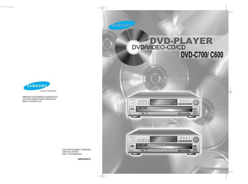 Samsung DVD-C700 User manual