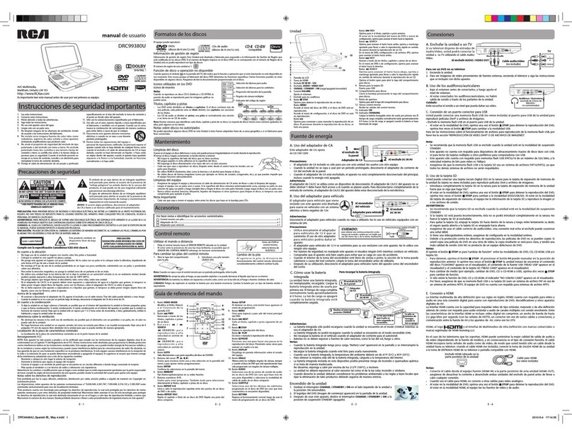 RCA DRC99380U user manual