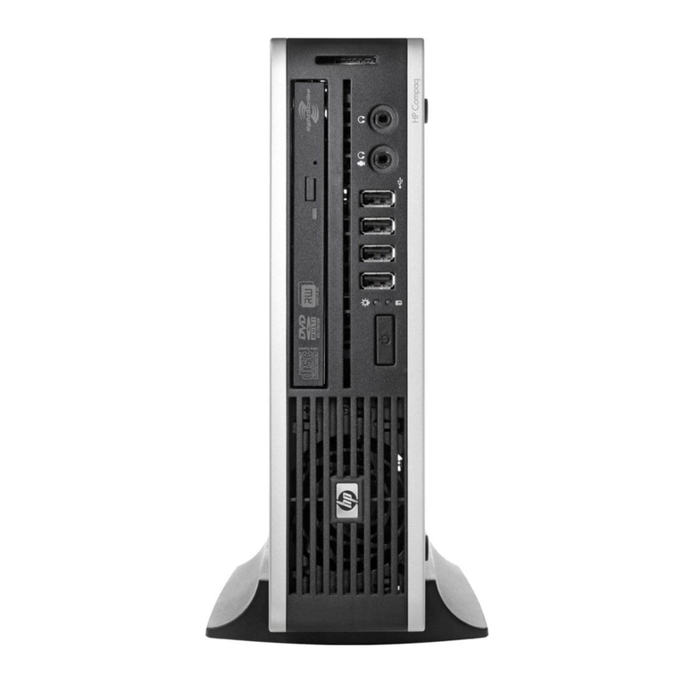 HP 8000f - Elite Ultra-slim Desktop PC Maintenance and service guide