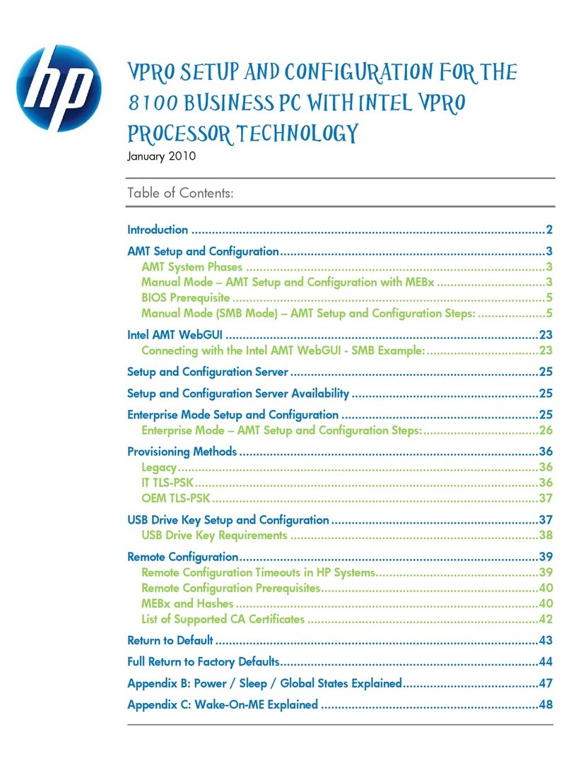 HP 8100 - Elite Convertible Minitower PC Setup and configuration guide