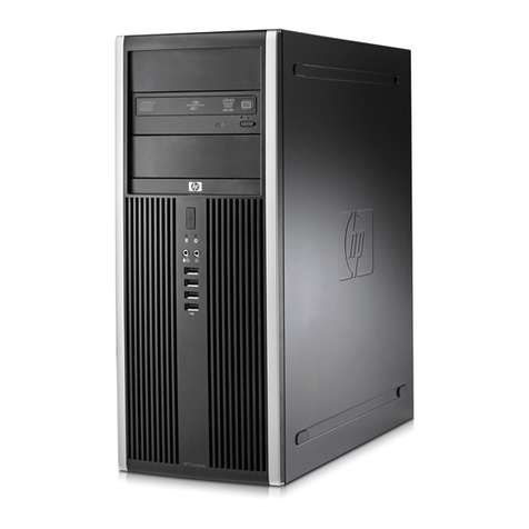 HP 8000 - Elite Convertible Minitower PC Setup guide