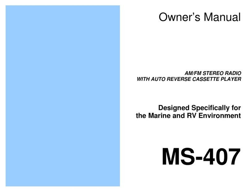 Audiovox MS-407 owner's manual