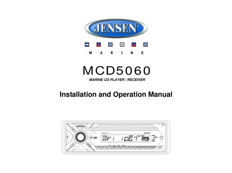 Jensen MCD5060 User manual
