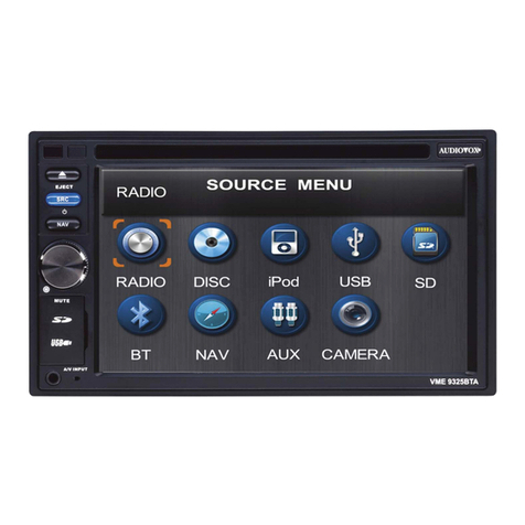 Audiovox VME 9312 TS User manual Audiovox VME 9312 TS User manual