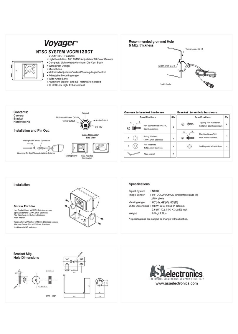 Voyager VCCM130CT User manual