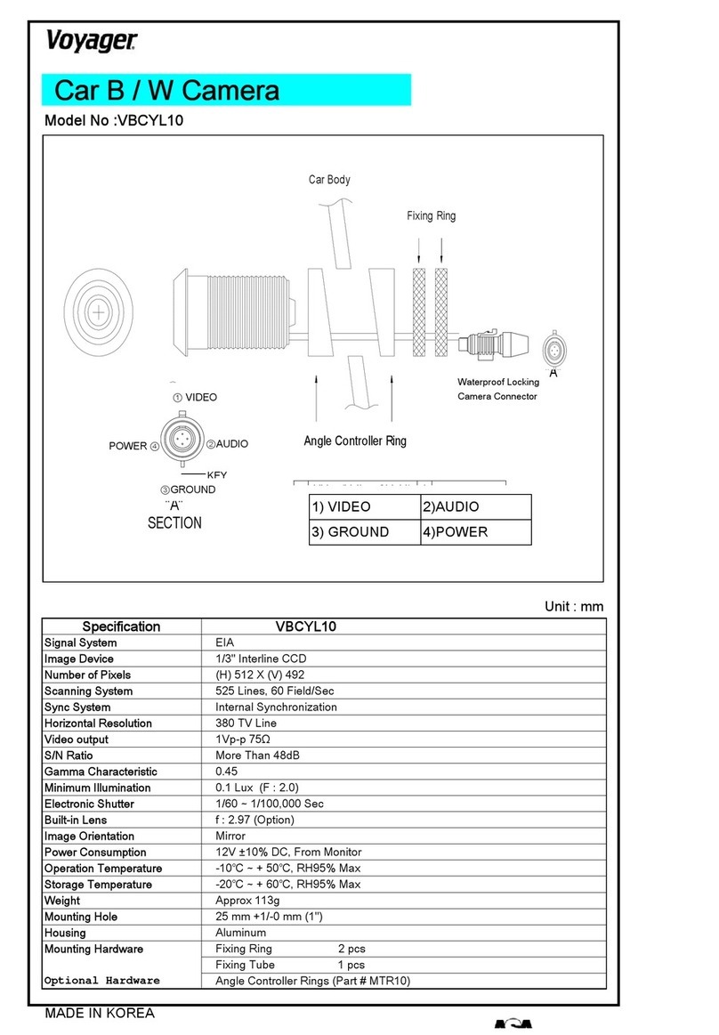 Voyager VBCYL10 User manual