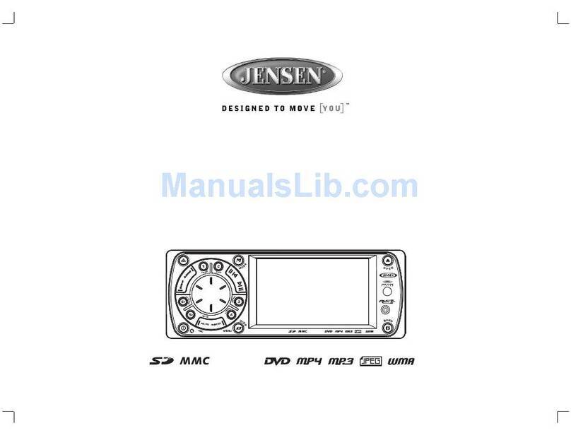 Jensen JDV8035 User manual