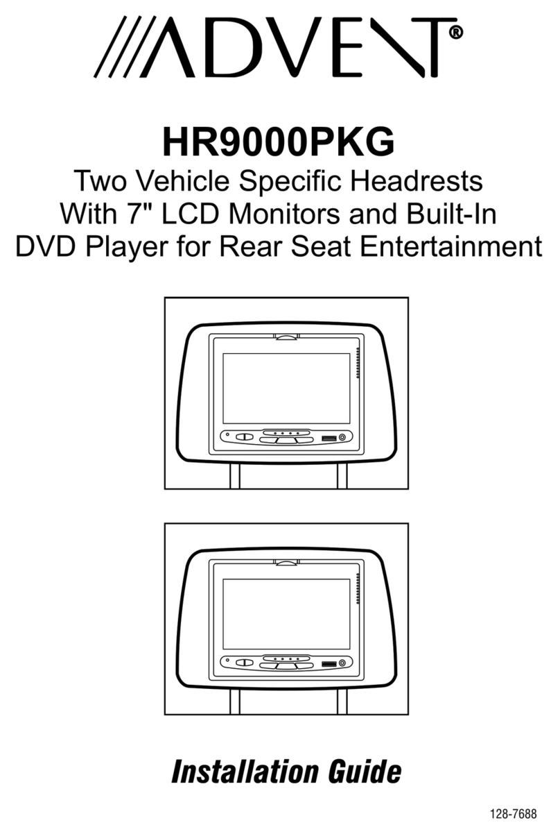 Advent HR9000PKG User manual Advent HR9000PKG User manual