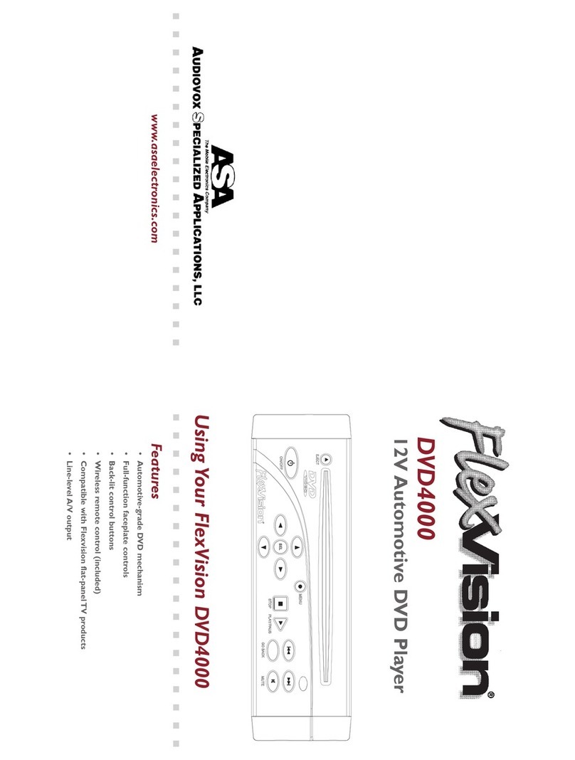 flexvision DVD4000 User manual