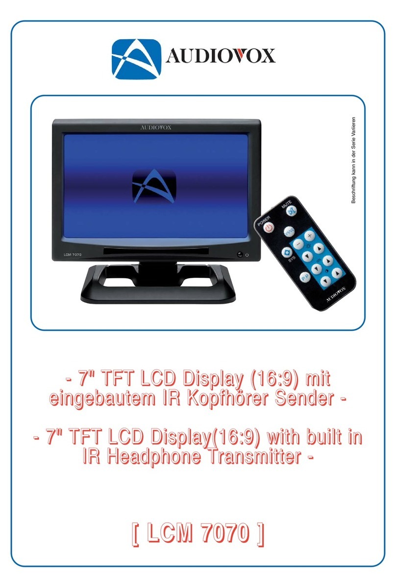 Audiovox LCM 7070 datasheet