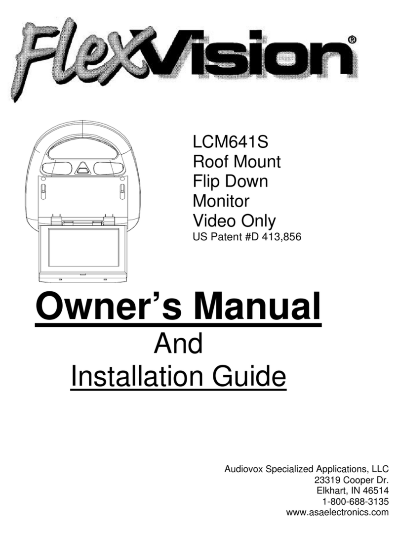 flexvision LCM641S Owner's manual and installation guide