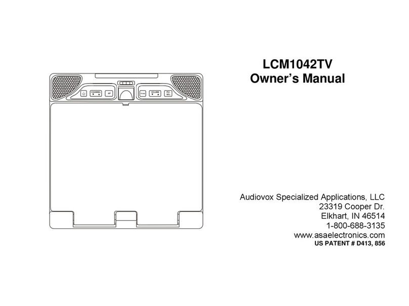 Audiovox LCM1042TV User manual Audiovox LCM1042TV User manual