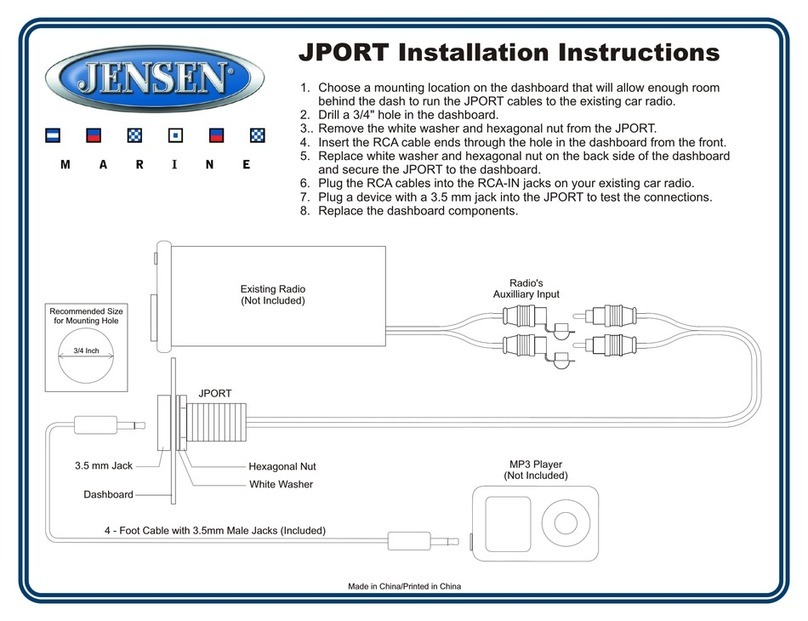 Audiovox JPORT manual