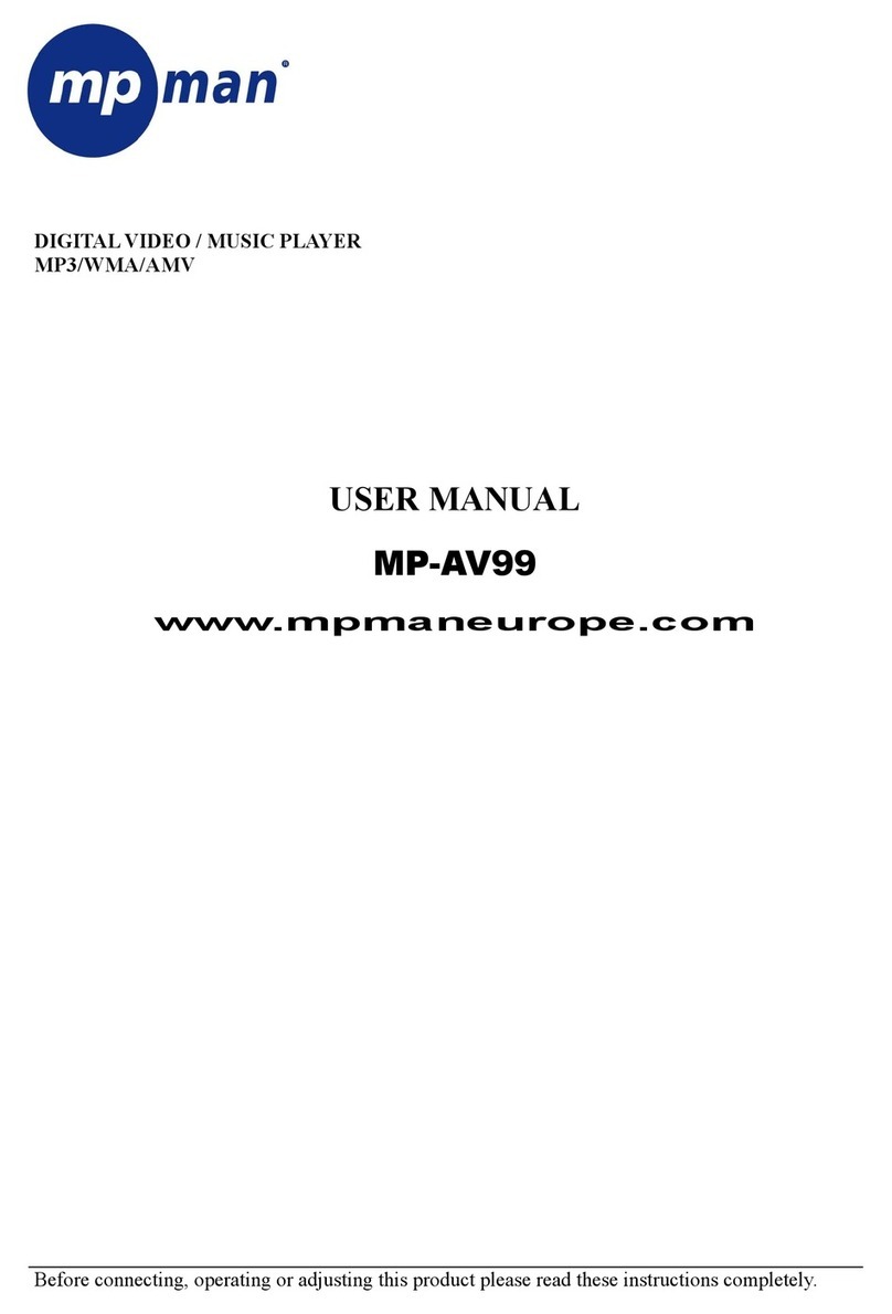 MP-Man MP-AV99 User manual