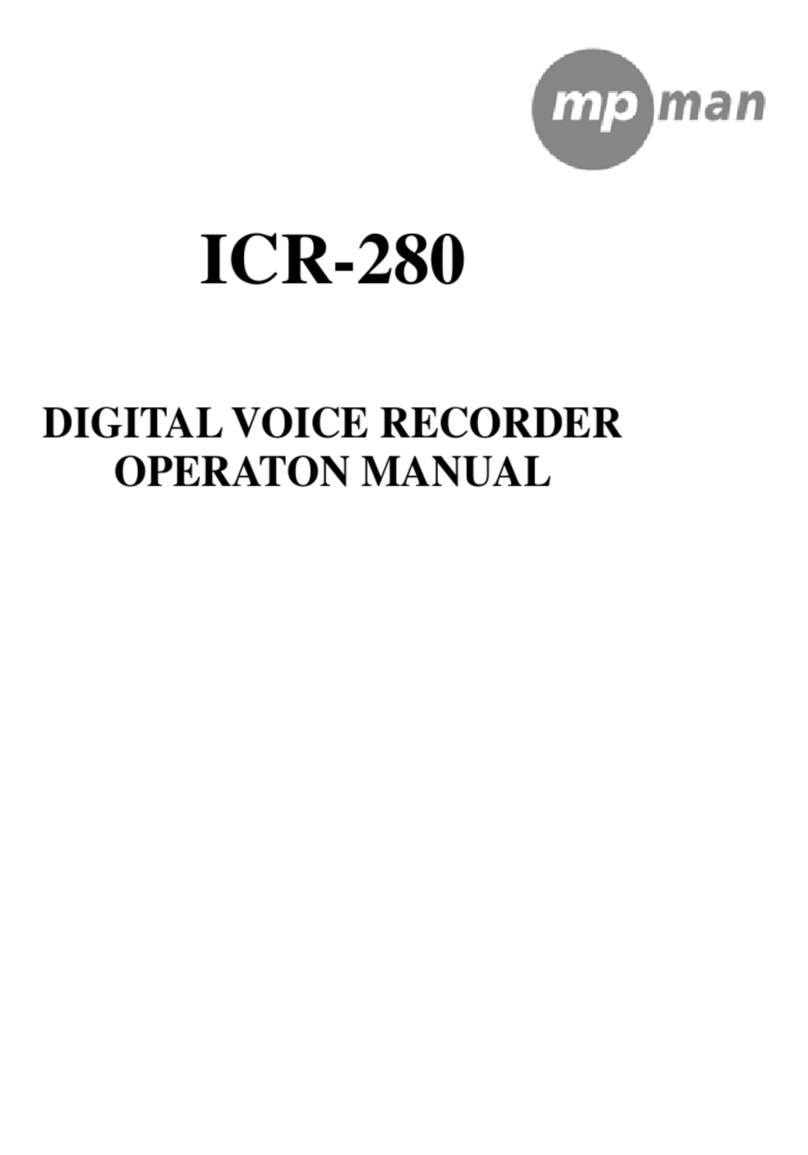 MP-Man ICR 280 User manual