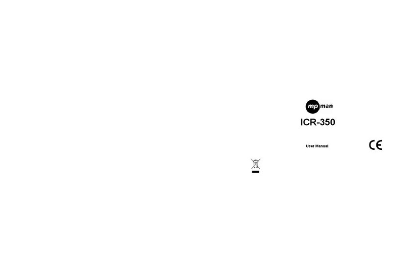 MP-Man ICR-350 user manual