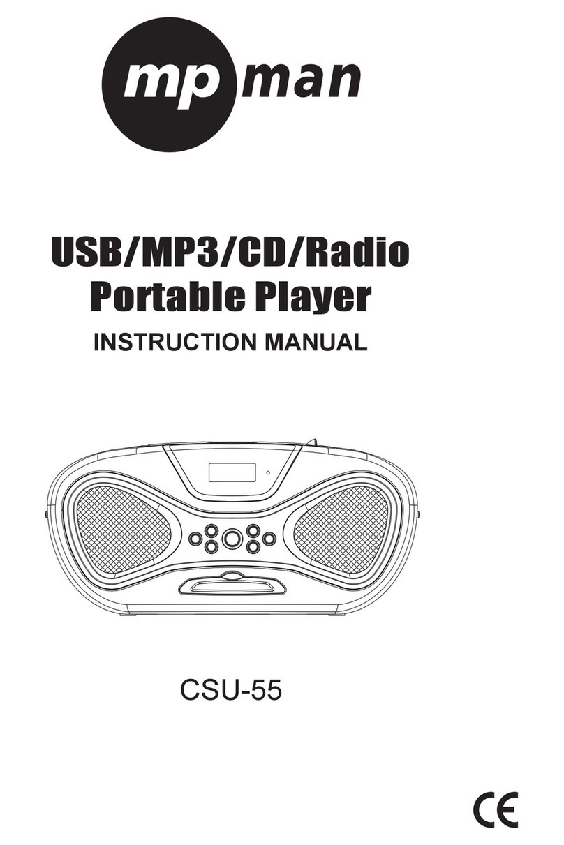 MP-Man CSU 55 User manual