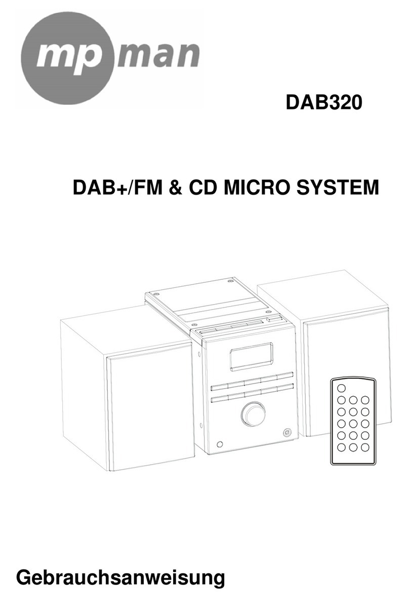 MP-Man DAB320 User manual