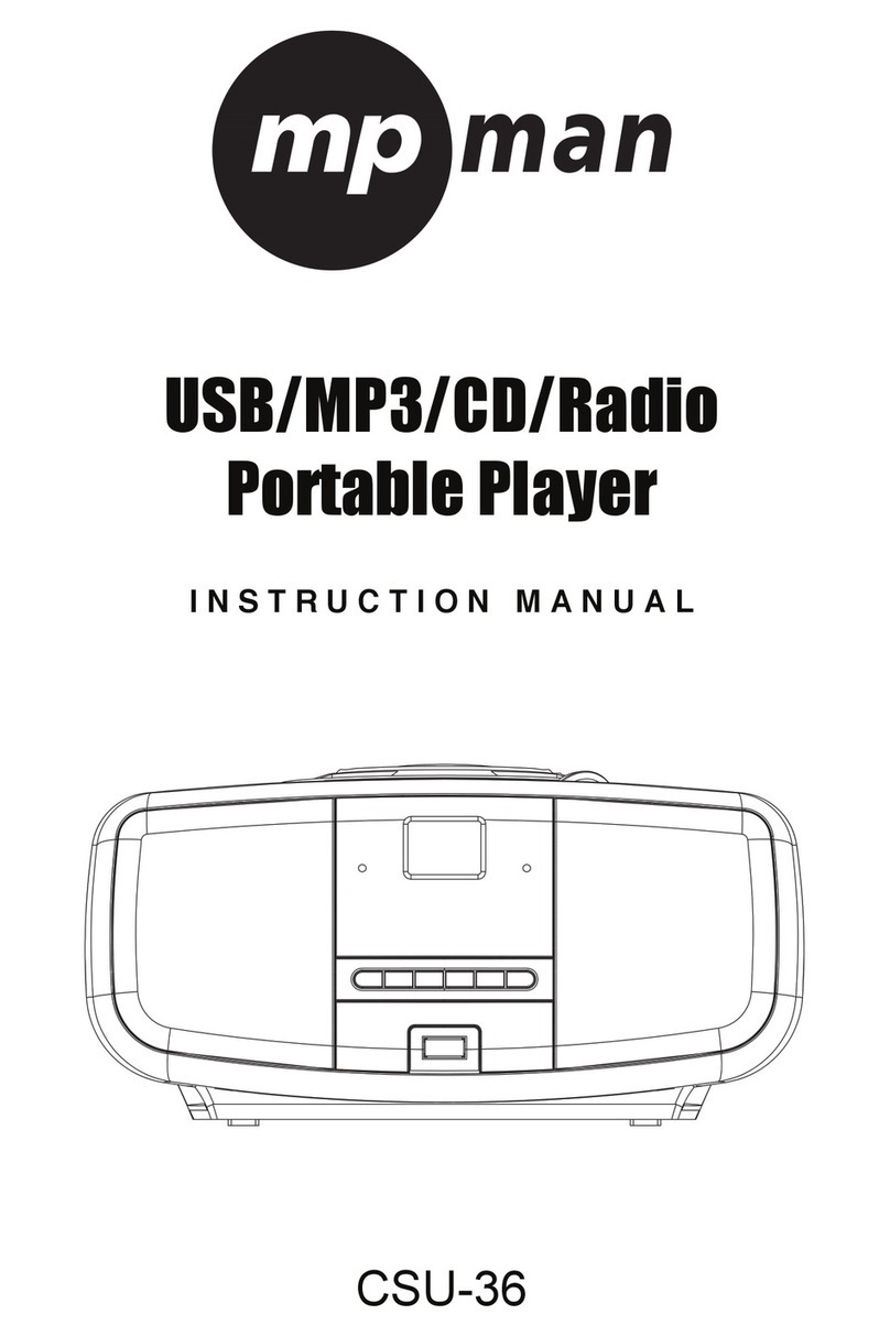 MP-Man CSU 36 manual