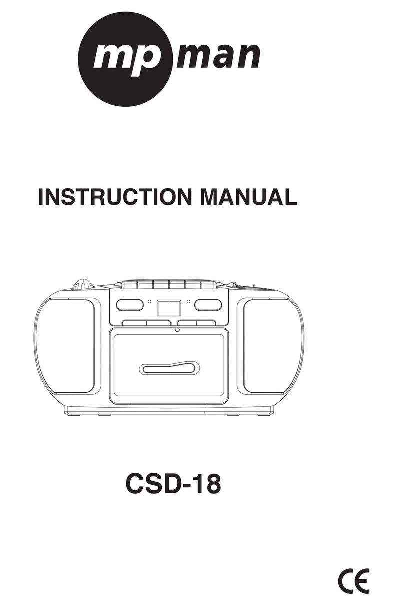 MP-Man CSD 18 instruction manual