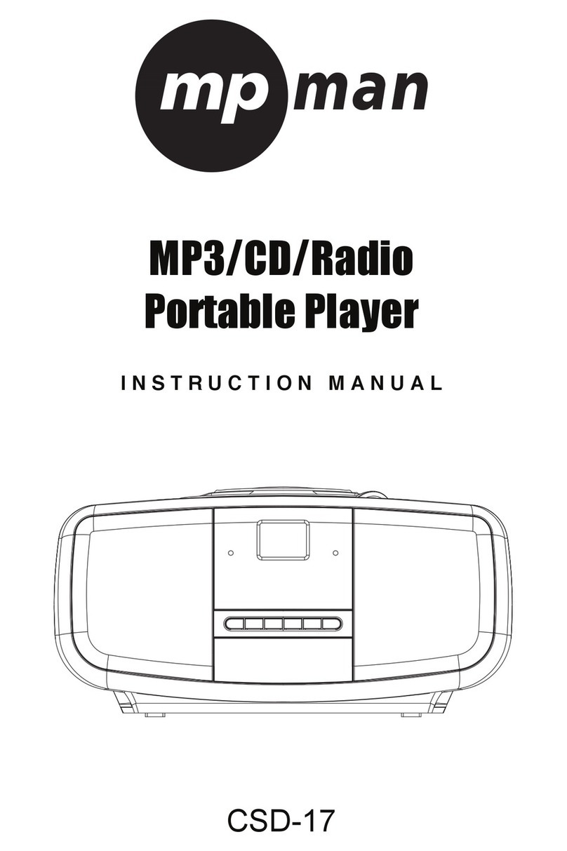 MP-Man CSD 17 User manual