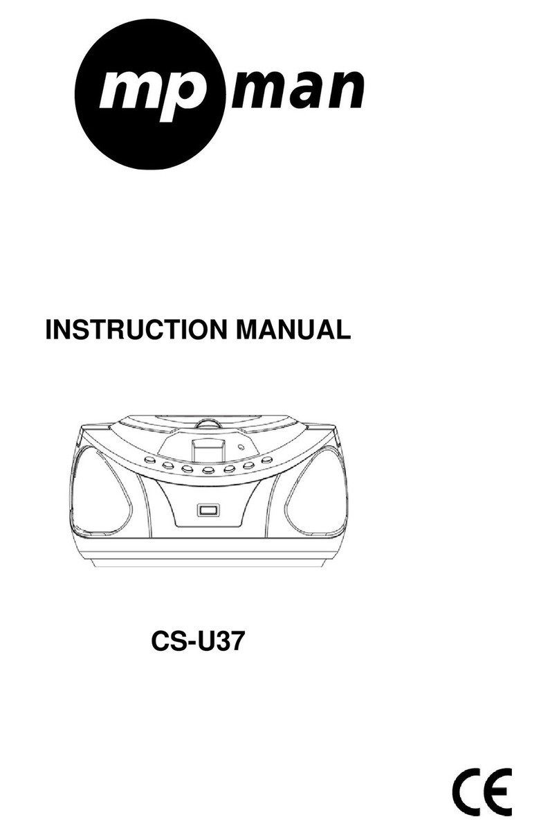 MP-Man CS-U37 instruction manual