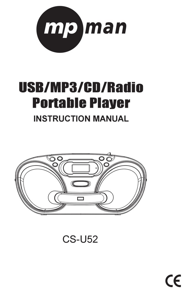 MP-Man CS-U52 instruction manual