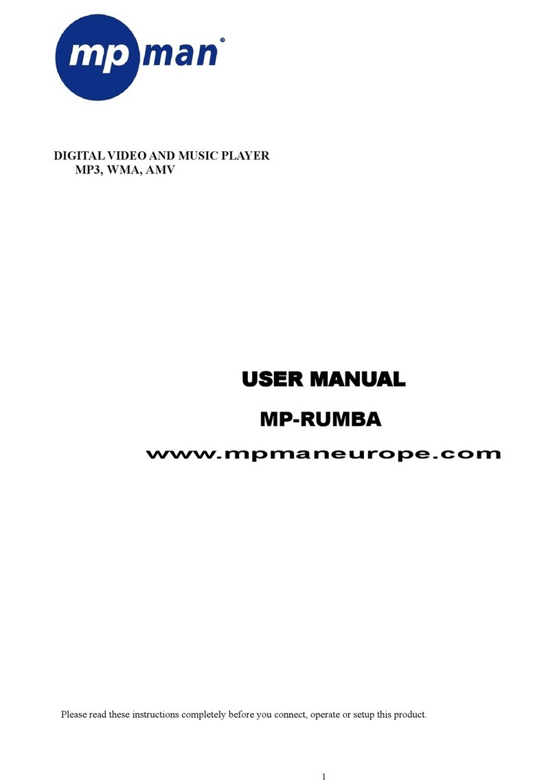 MP-Man MP-RUMBA User manual