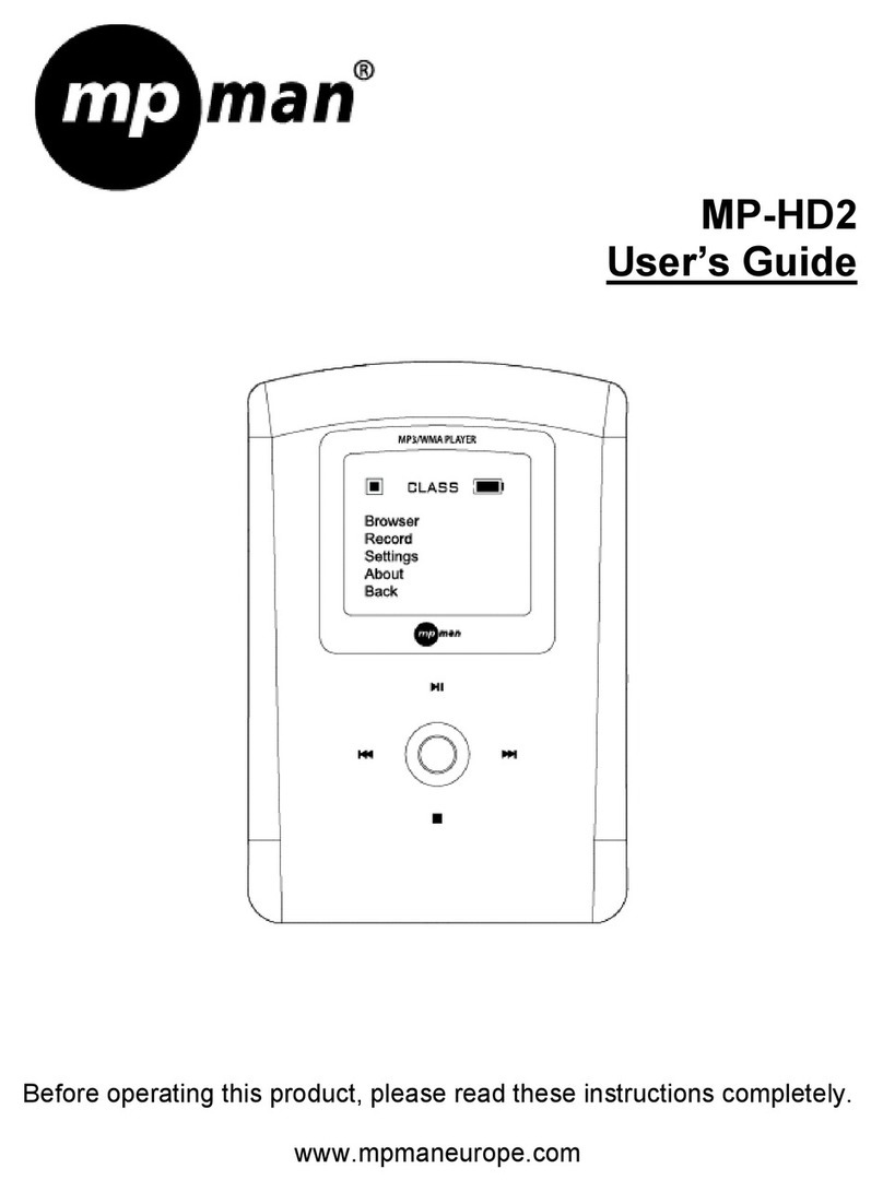 MP-Man MP-HD2 User manual