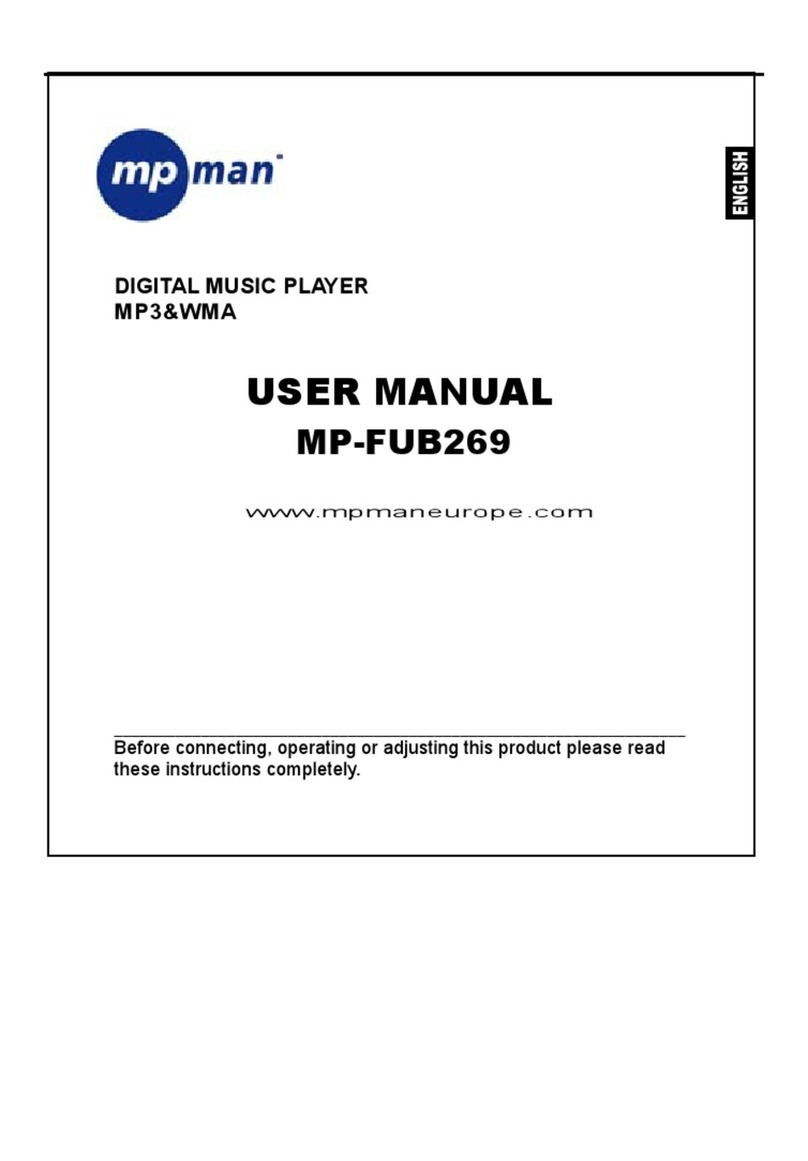 MP-Man MP-FUB269 User manual