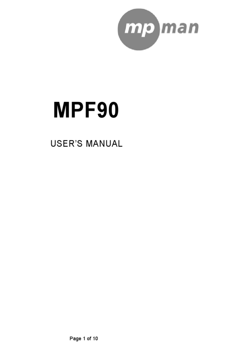 MP-Man MP-F90 User manual
