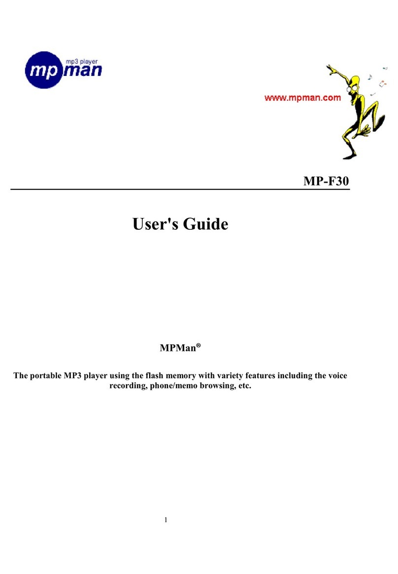 MP-Man MP-F30 user guide