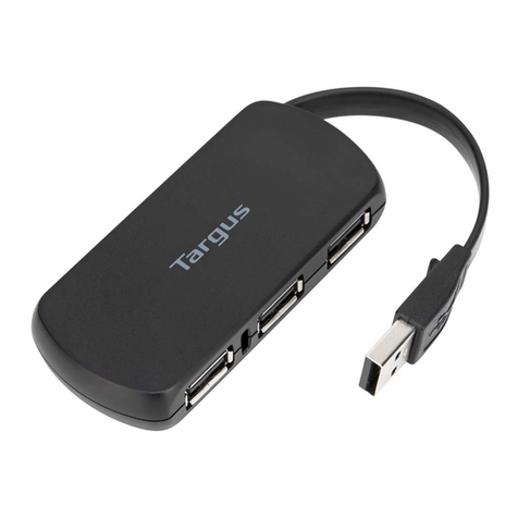 Targus 4-Port USB 3.0 Hub User manual Targus 4-Port USB 3.0 Hub User manual