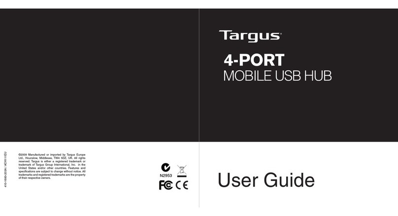 Targus 4-PORT SMART USB HUB User manual