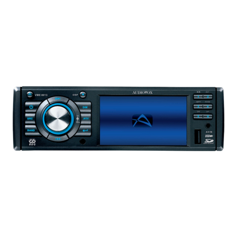 Audiovox VME 8013 - User manual Audiovox VME 8013 - User manual
