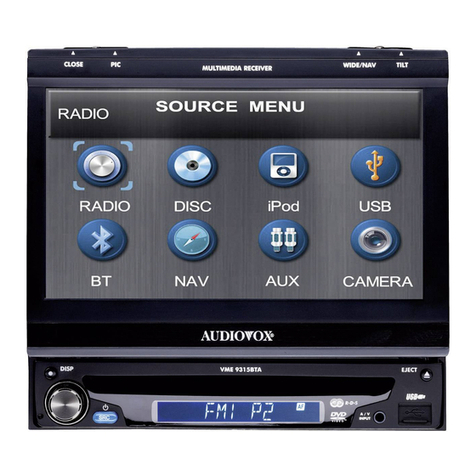 Audiovox VME 9315BTA - datasheet