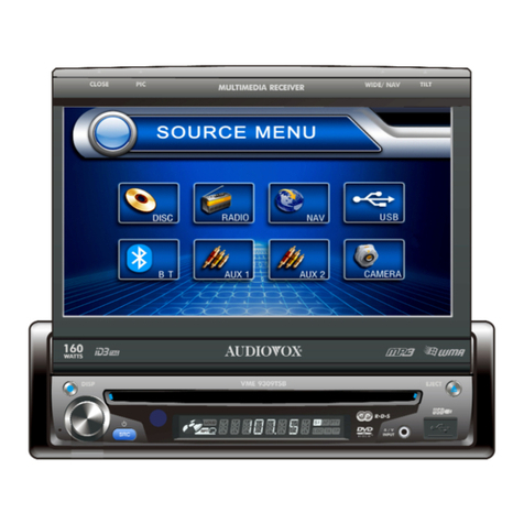 Audiovox VME 9309TSB User manual Audiovox VME 9309TSB User manual